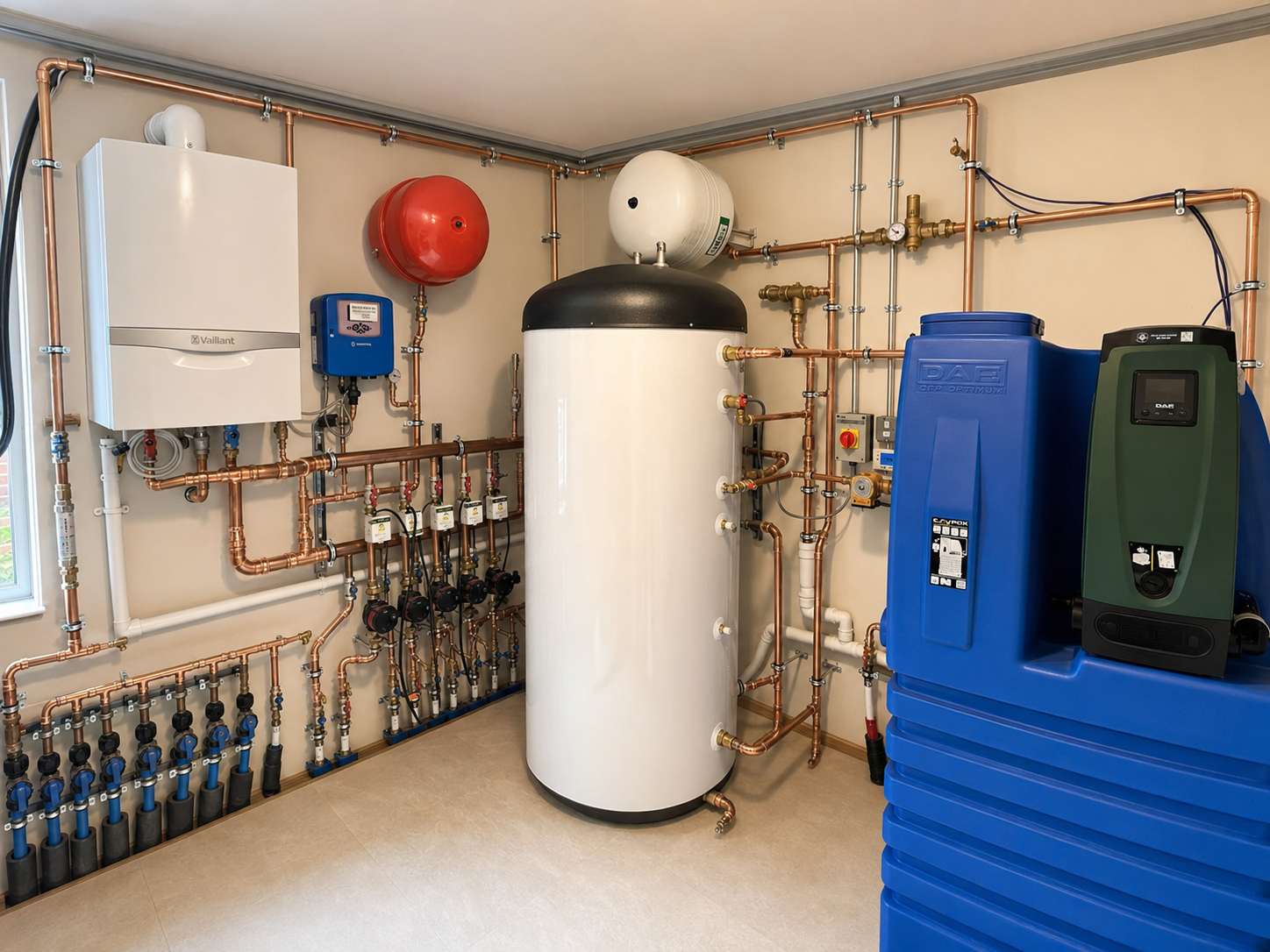 A Vaillant plantroom installation by Jax Plumbing & Heating